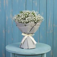 Букет цветов из:  Гипсофила в Саки