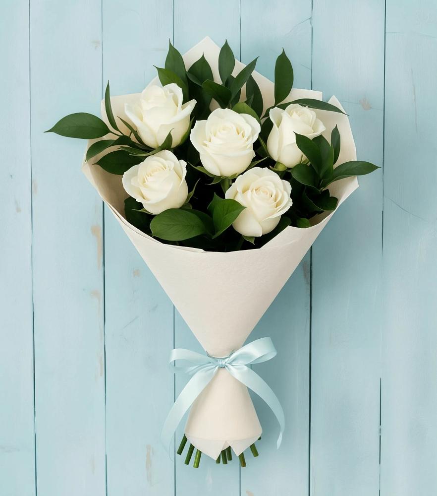 Букет цветов из: Розы в Саки