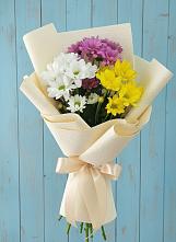 Букет цветов из:  Хризантемы в Саки