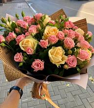 Букет цветов из:  Розы #REPLACE_PRED# Саки