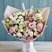 Букет цветов из: Альстромерии и Розы в Саки