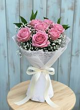Букет цветов из:  Розы #REPLACE_PRED# Саки