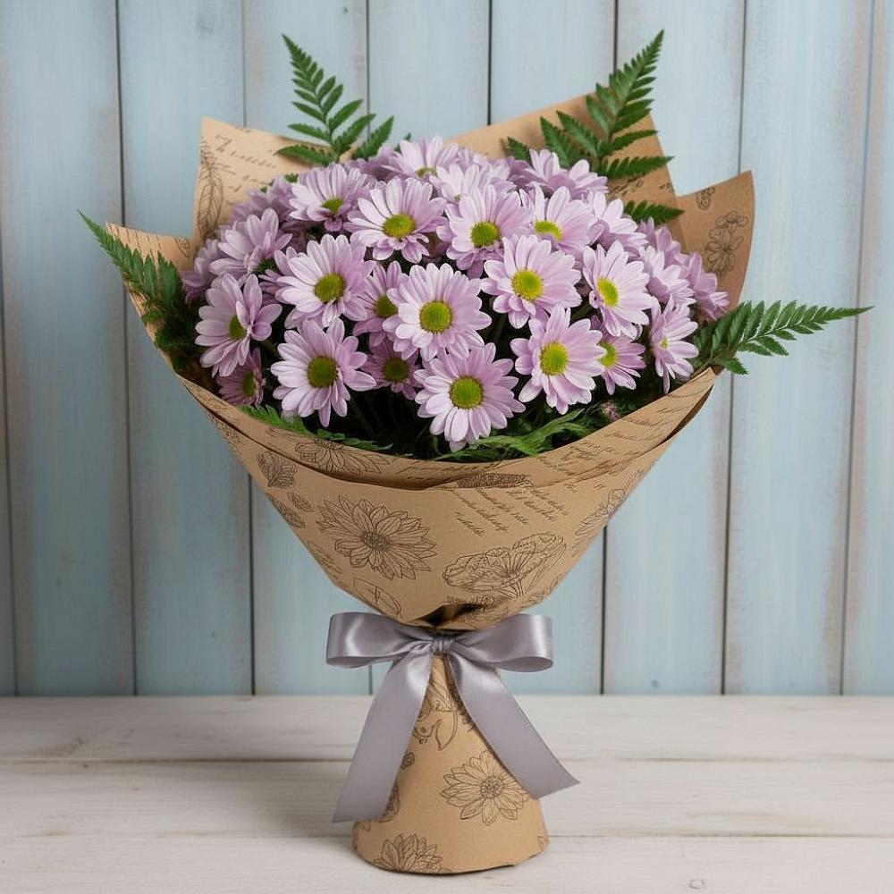 Букет цветов из: Хризантемы в Саки
