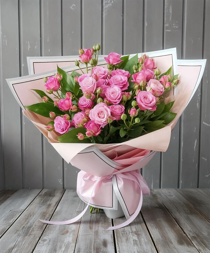 Букет Розовый кустик в Саки