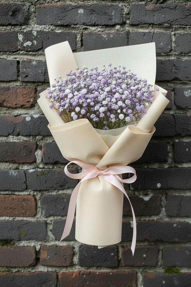 Букет цветов из: Гипсофила в Саки