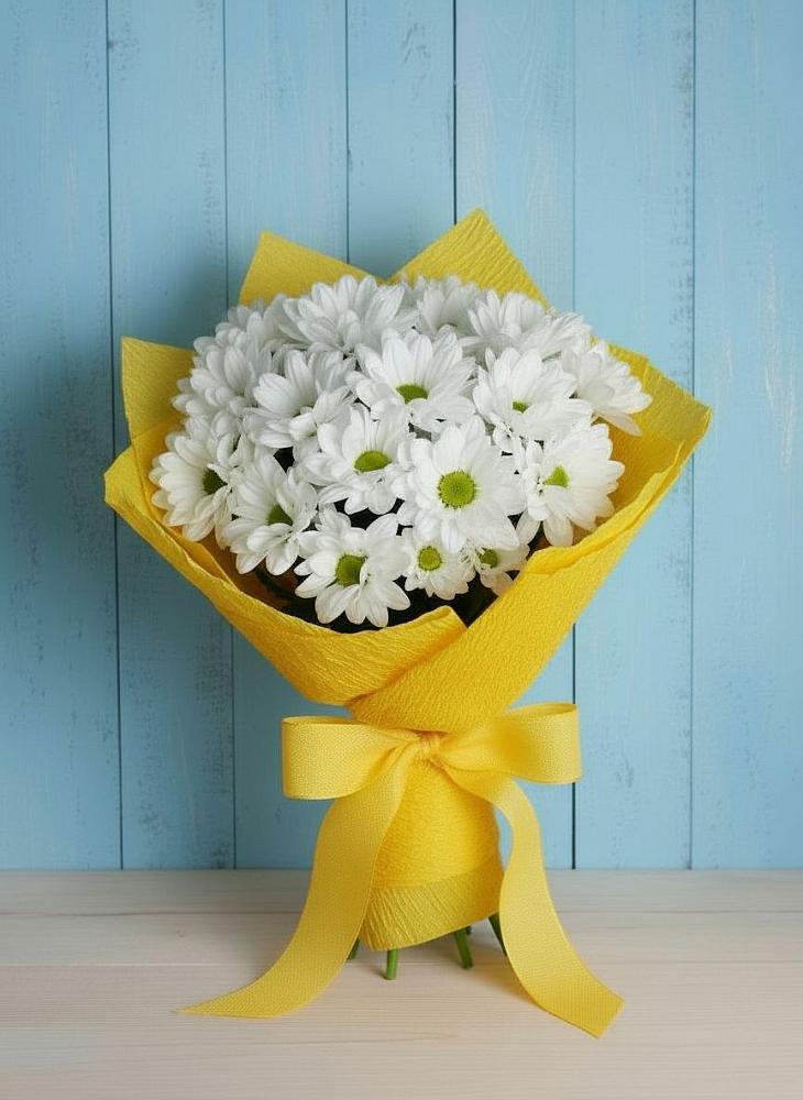 Букет цветов из: Хризантемы в Саки