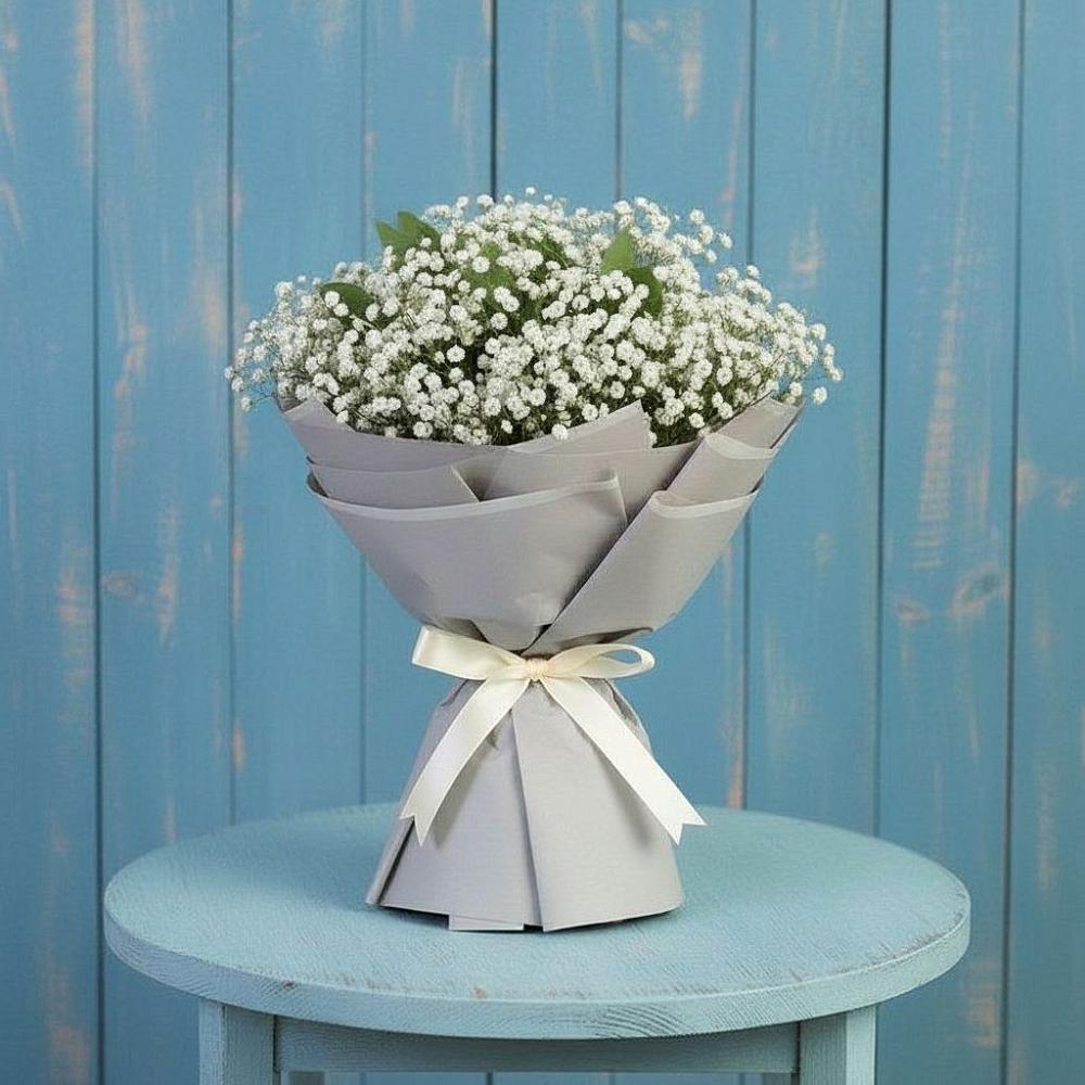 Букет цветов из: Гипсофила в Саки