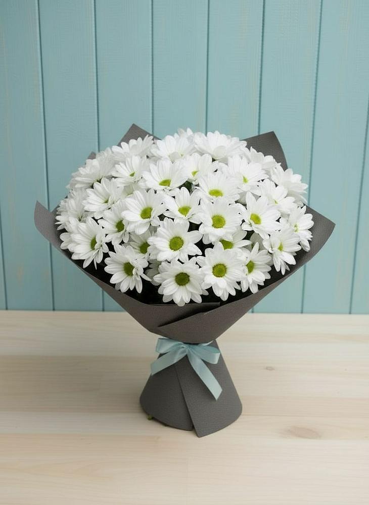 Букет цветов из: Хризантемы в Саки