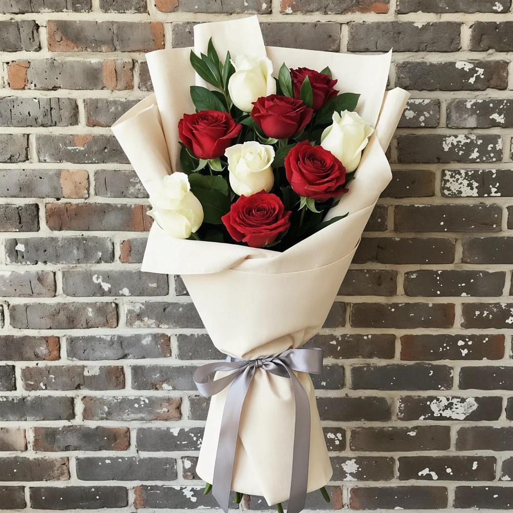 Букет цветов из: Розы в Саки