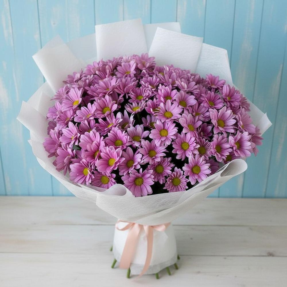 Букет цветов из: Хризантемы в Саки