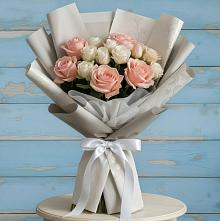 Букет цветов из:  Розы в Саки