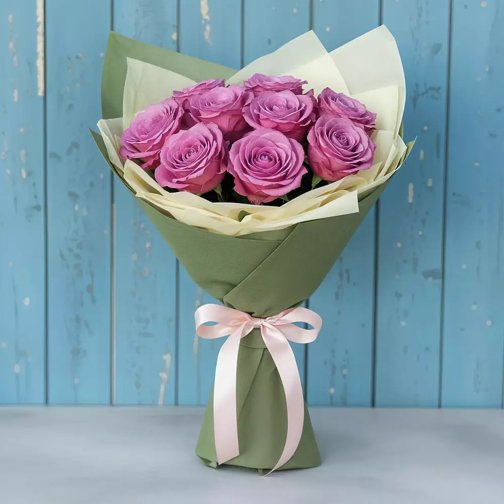 Букет Розы Фёрст Леди в Саки