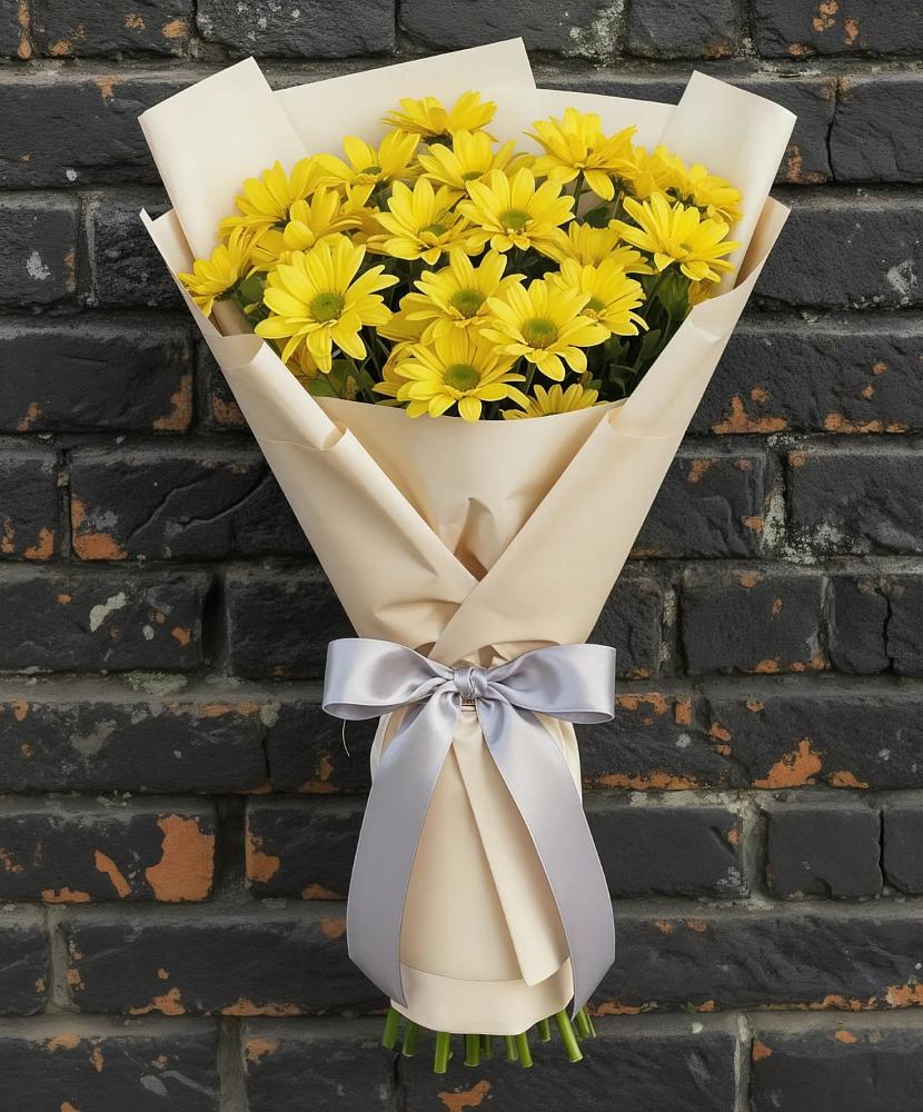 Букет цветов из: Хризантемы в Саки