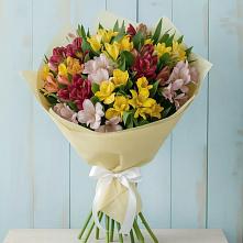 Букет цветов из:  Альстромерии в Саки