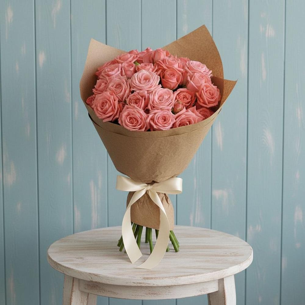 Букет цветов из: Розы в Саки